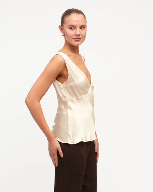 White Closet Top Amara Top Ivory