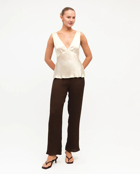 White Closet Top Amara Top Ivory