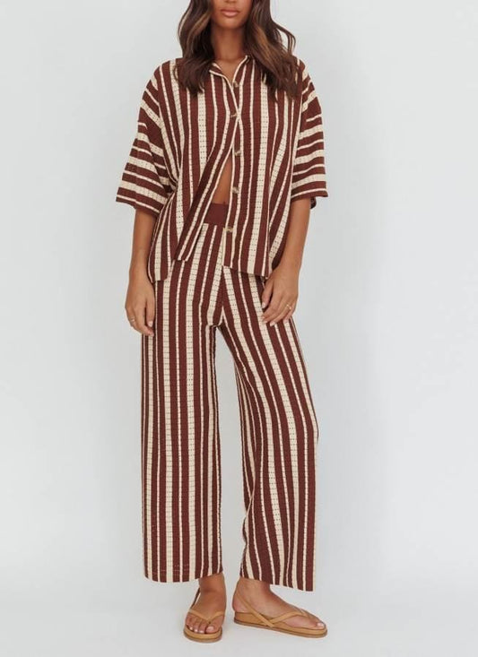 Indikah Pant Set Andi Set - Choc