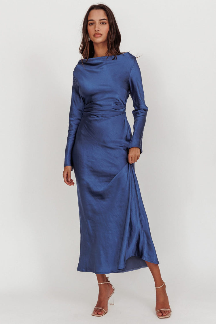 Here Comes The Sun MAXI DRESS Athena Maxi - Navy