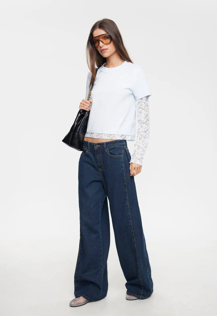 Lioness tee BABY BOTTEGA SHIRT - SOFT BLUE