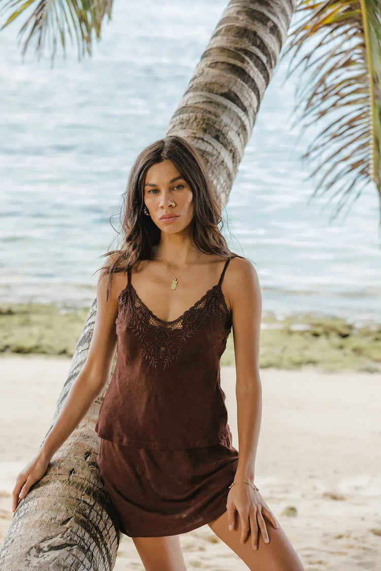 Marlo The Label cami top Bella Cami - Chocolate