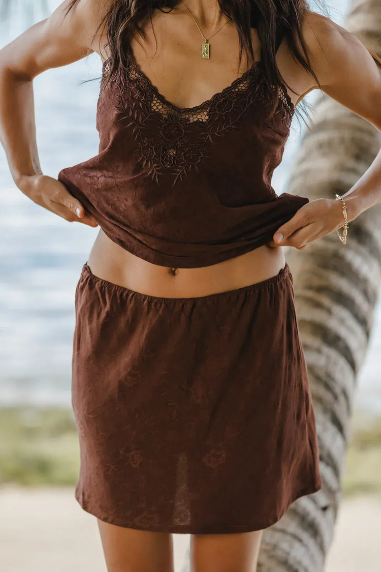 Marlo The Label cami top Bella Cami - Chocolate
