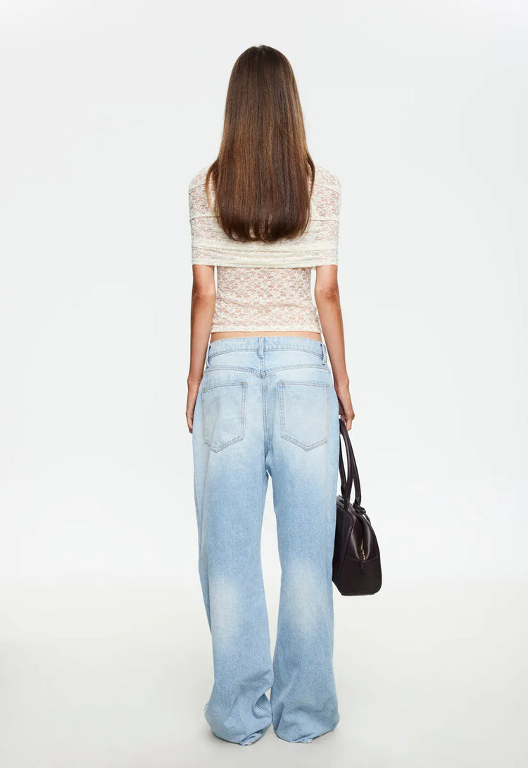 Lioness lace top BELLA VITA TOP - LEMON