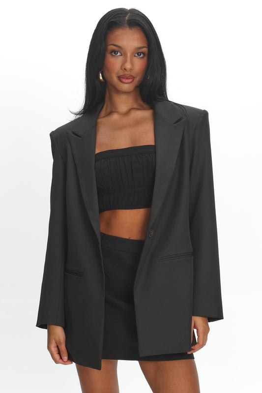 jacket Blazer Jacket Bianca Blazer - Black