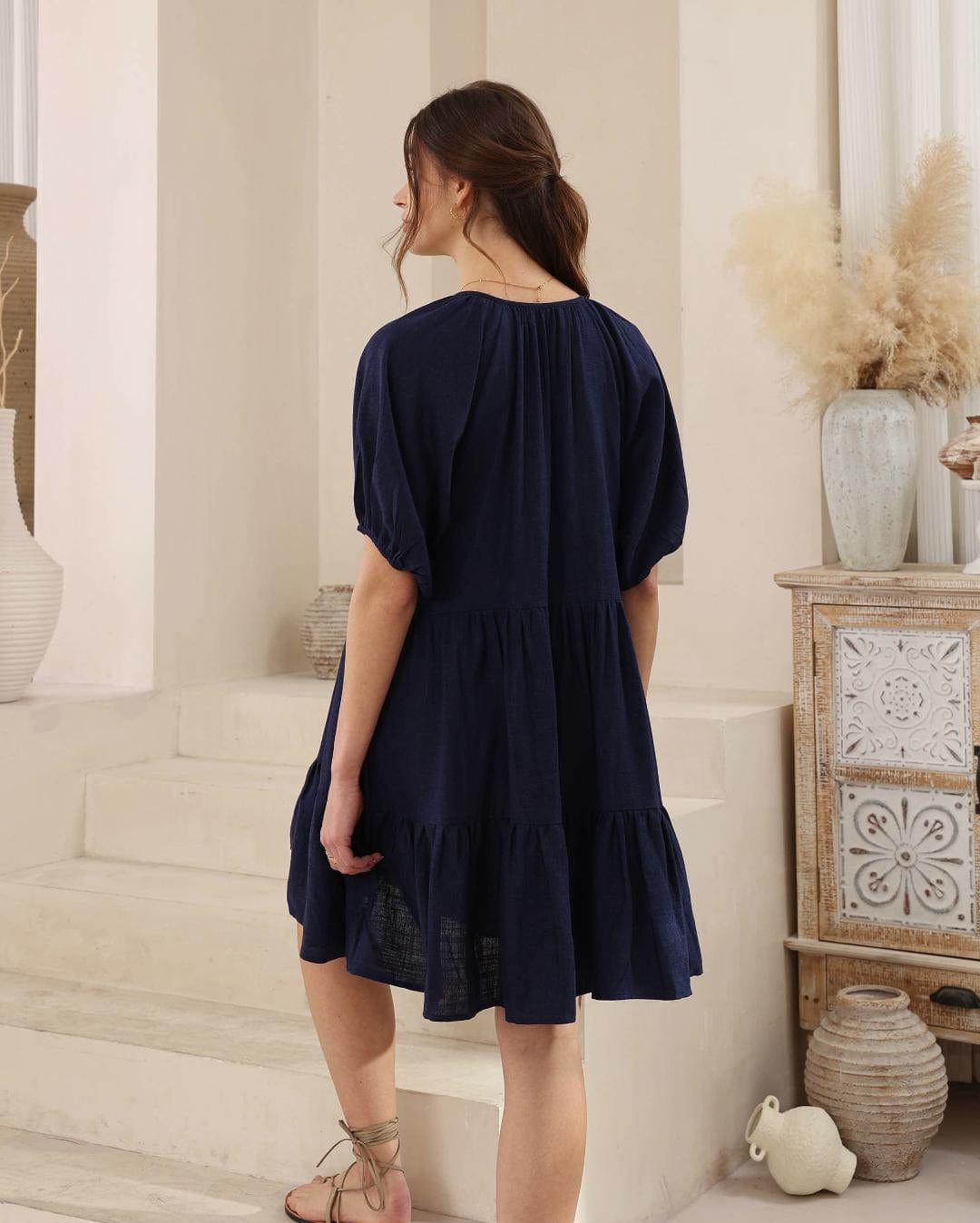 Iris Maxi mini dress Binnie Shift Dress