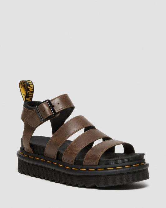 Dr Martens sandals Blaire -Dark Brown Oily Illusion