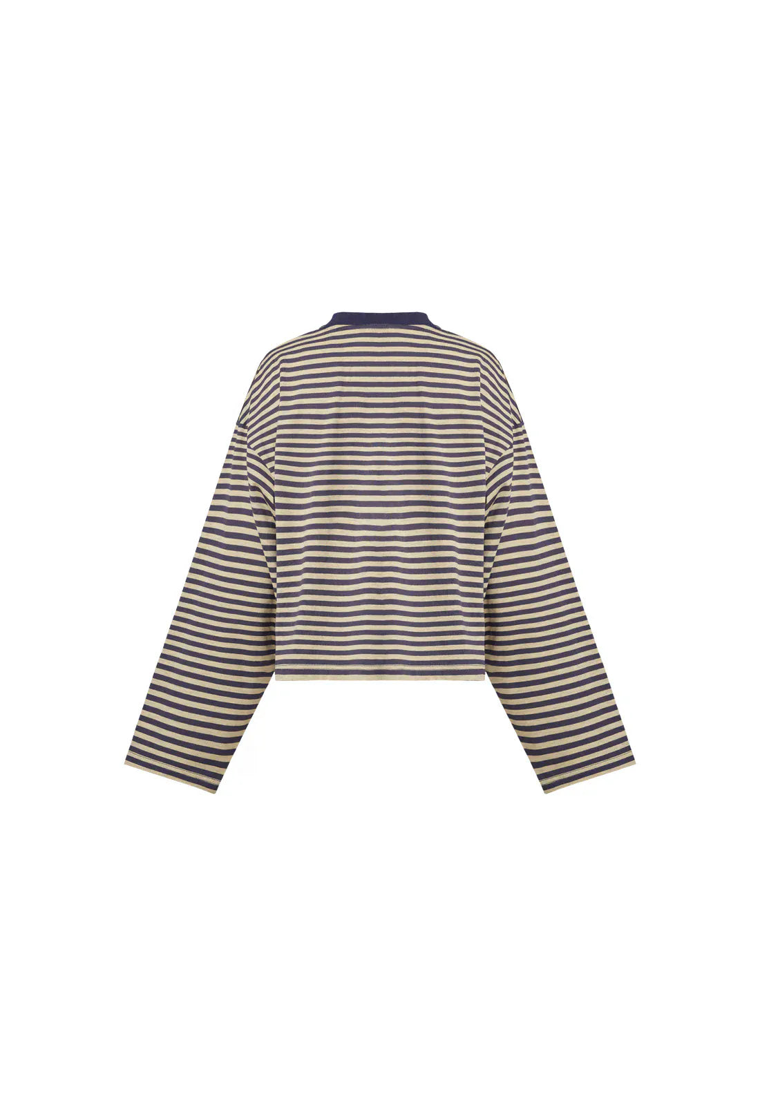 Lioness long sleeve stripe top Bloom  - Beige Stripe