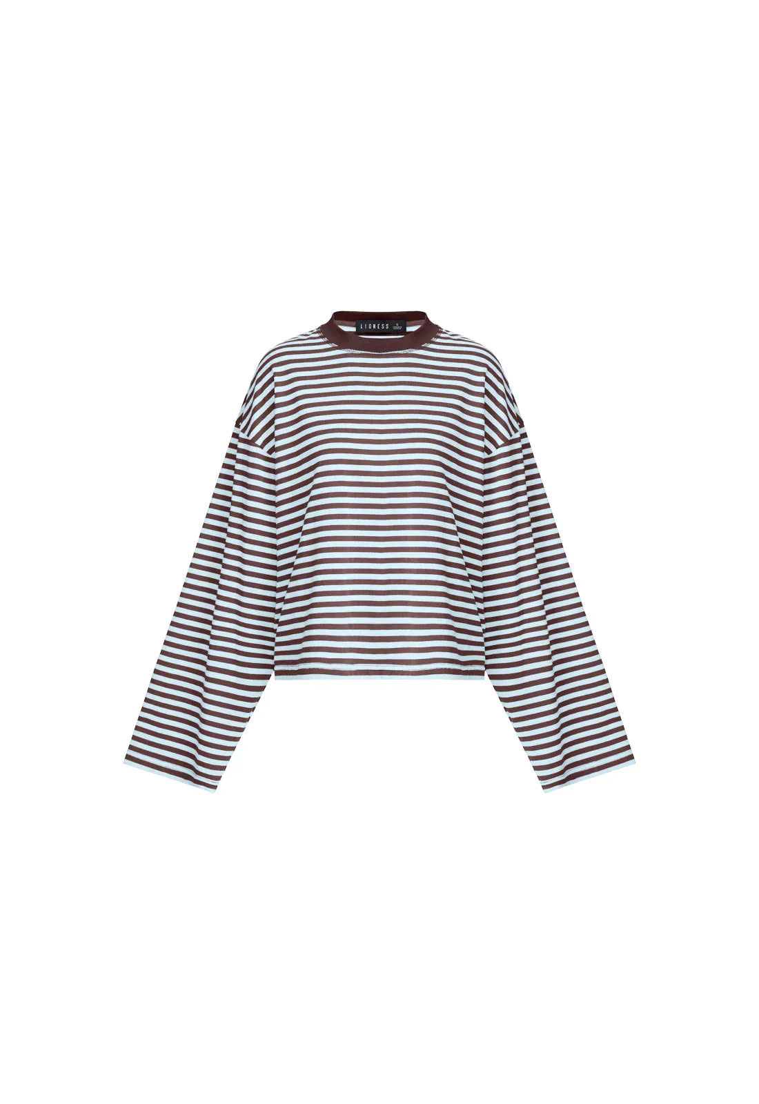 Lioness long sleeve stripe top Bloom  - Choc Sea Stripe