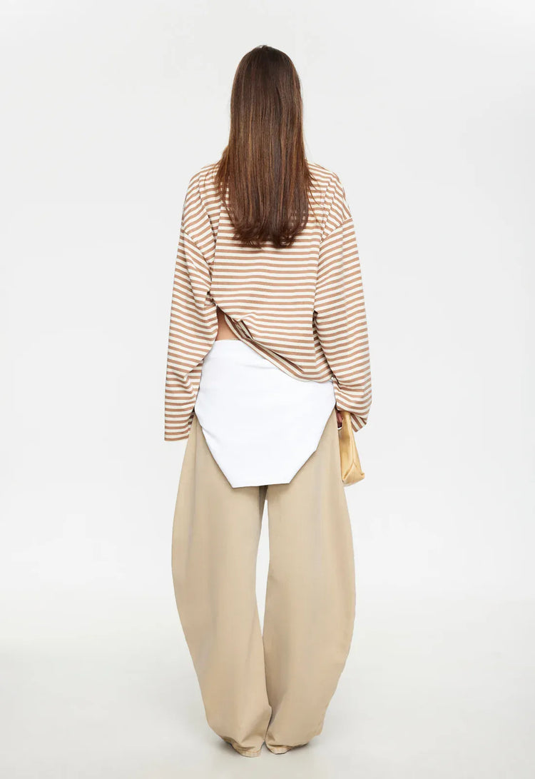 Lioness long sleeve stripe top Bloom Long Sleeve - Chocolate Stripe
