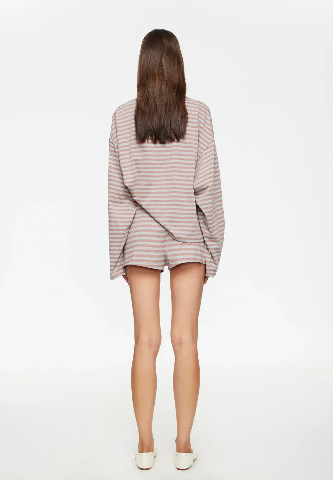 Lioness long sleeve stripe top Bloom  - Muted Pastels Stripe