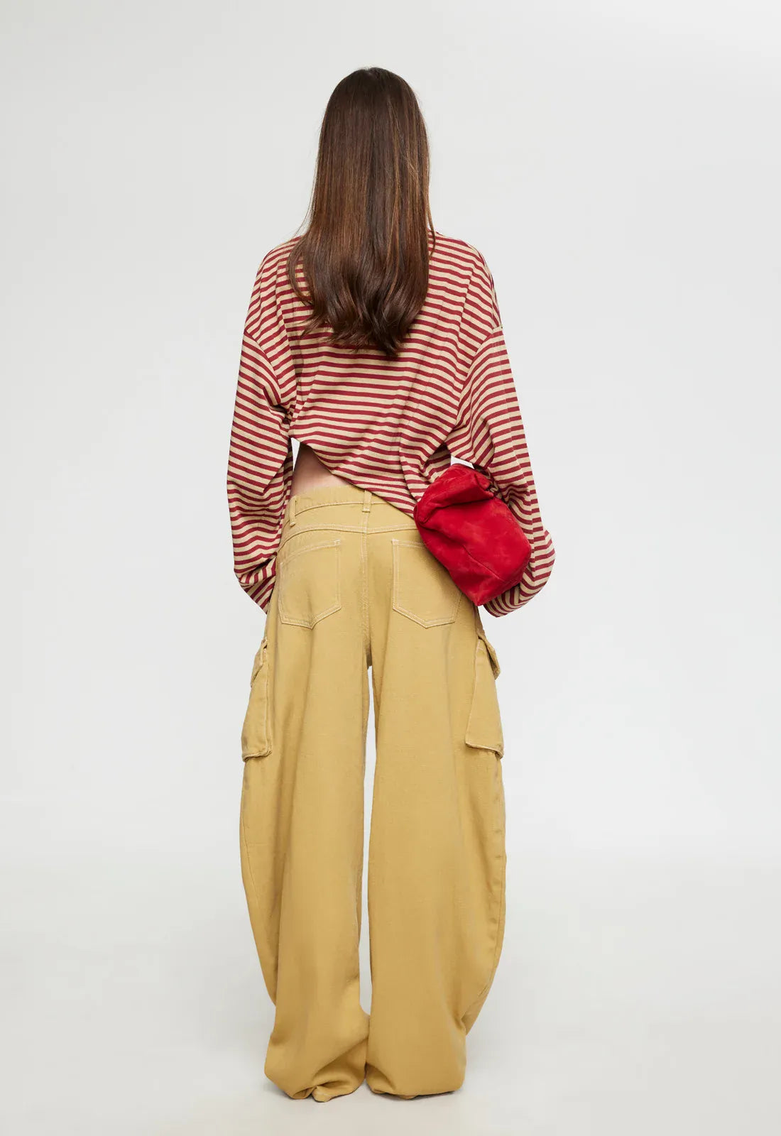 Lioness long sleeve stripe top Bloom V Long Sleeve - Sahara Cherry Stripe