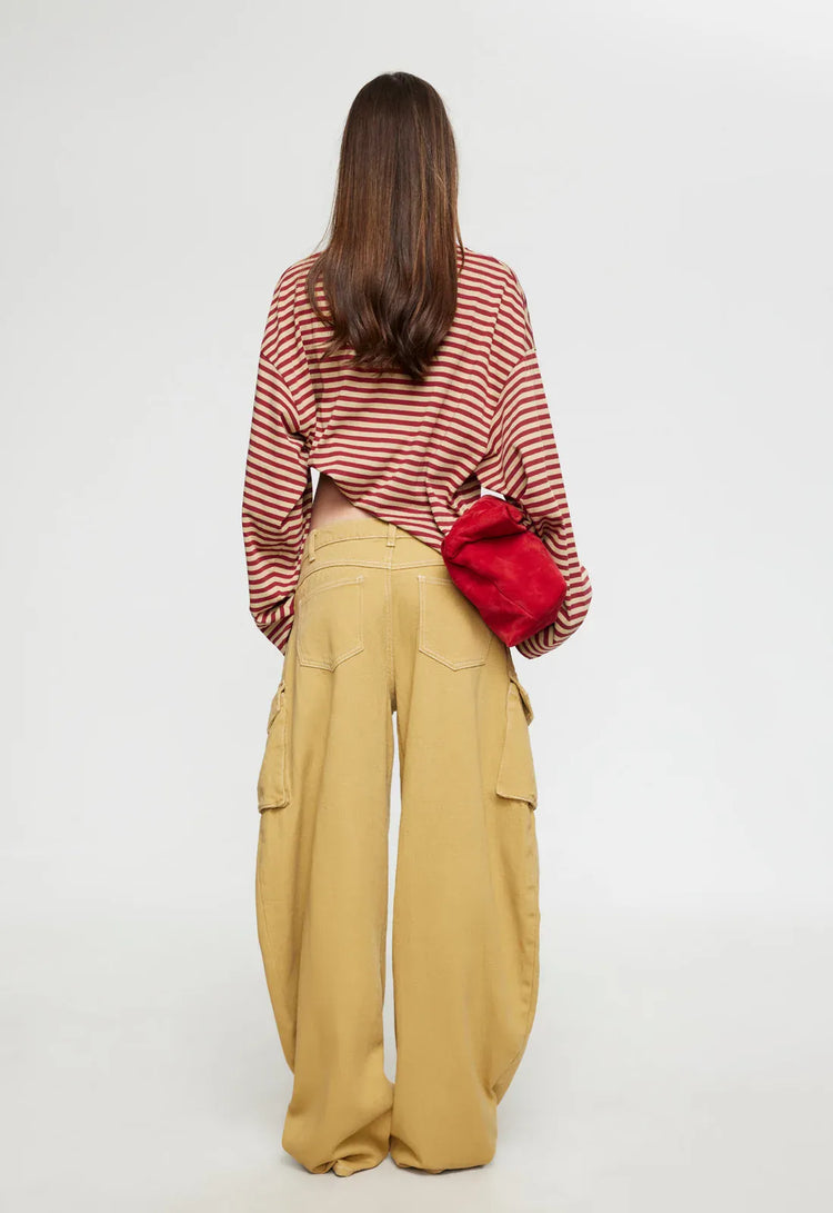 Lioness long sleeve stripe top Bloom V Long Sleeve - Sahara Cherry Stripe