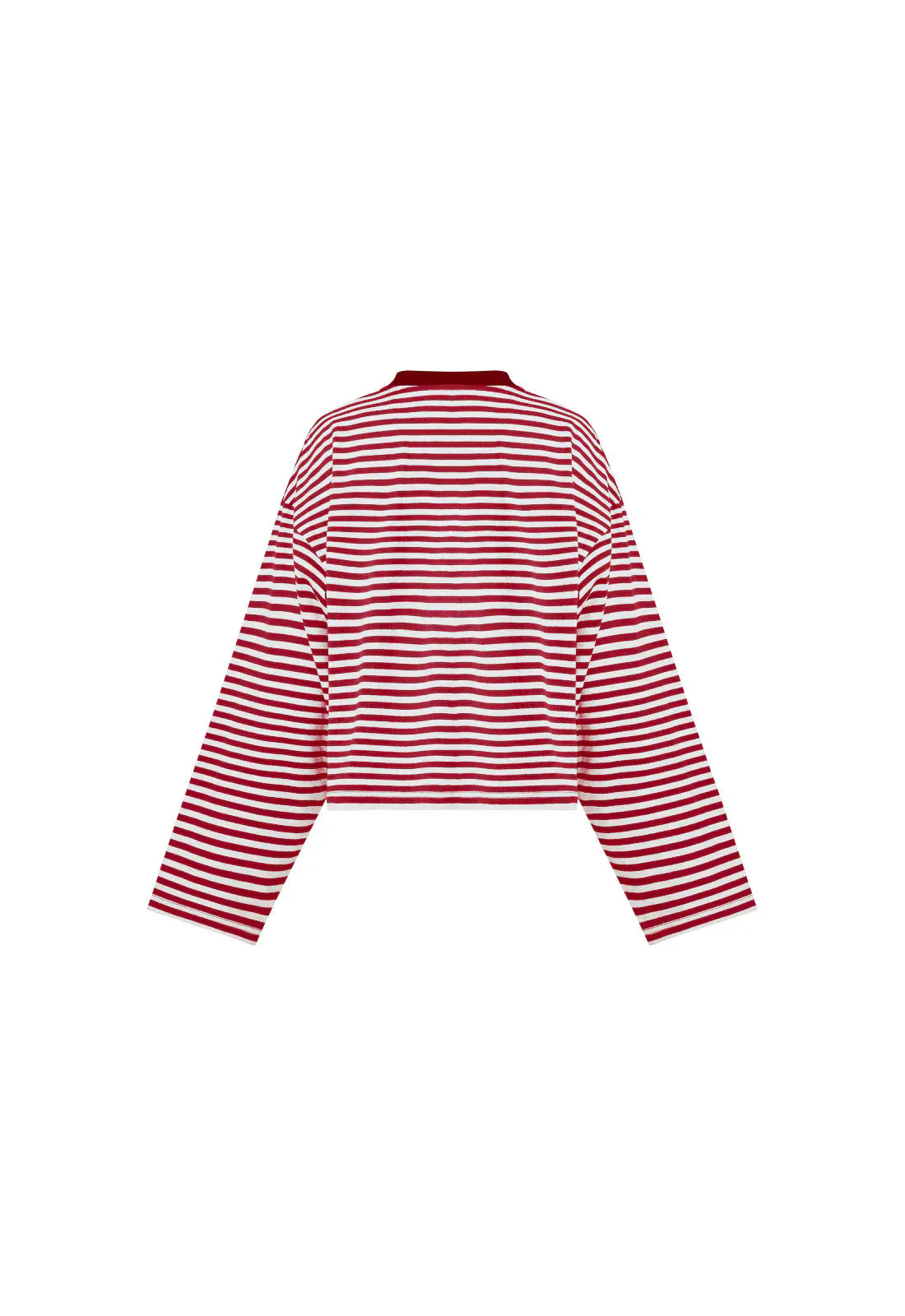 Lioness long sleeve stripe top Bloom  - Wine Stripe