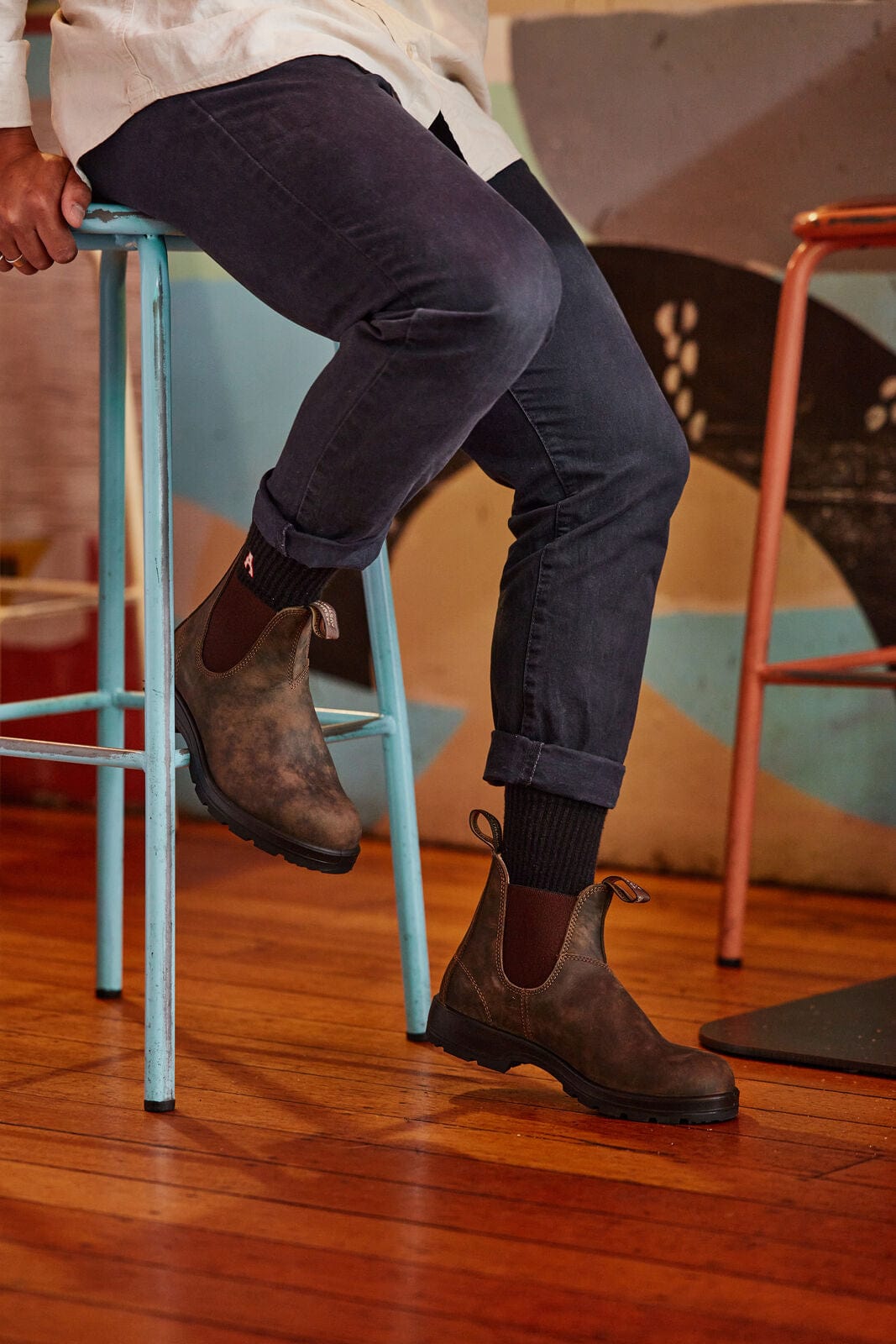 Blundstone Blundstone boots Blundstone Chelsea Boots #585- Rustic Brown
