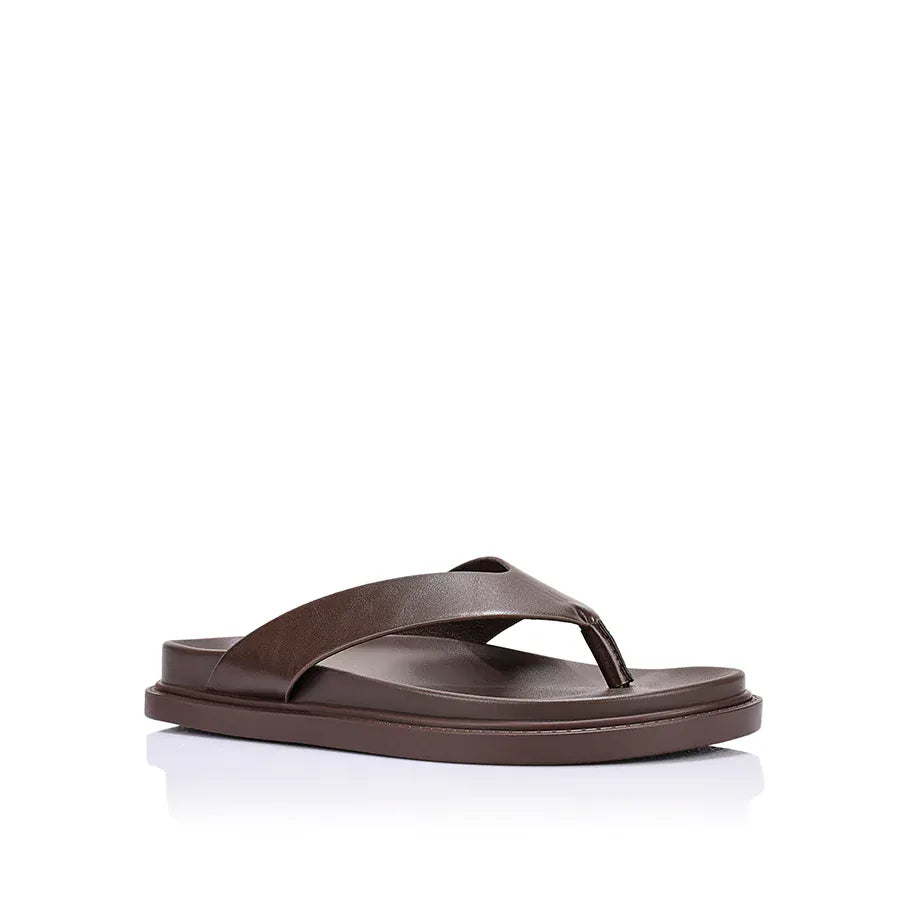 VERALI SHOES shoes Bridget Footbed Slide - Chocolate