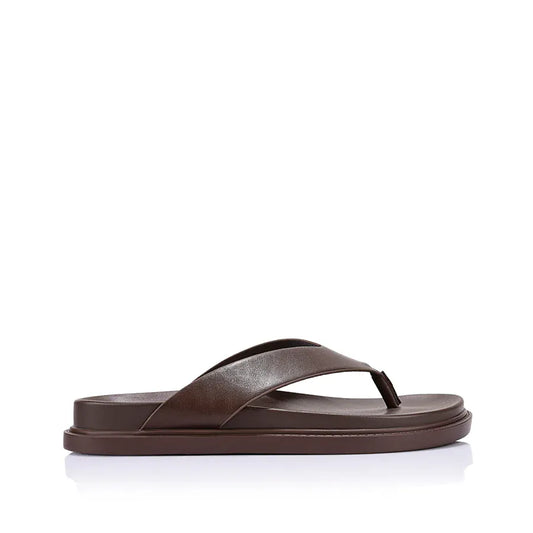 VERALI SHOES shoes Bridget Footbed Slide - Chocolate