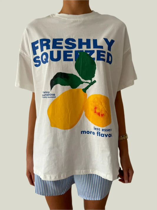 By Frankie Short Set By Frankie Freshly Squeezed Set - Blue