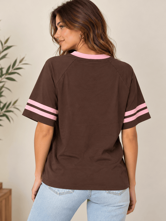 By Frankie Shirts & Tops By Frankie Margarita Senorita Tee - Chocolate