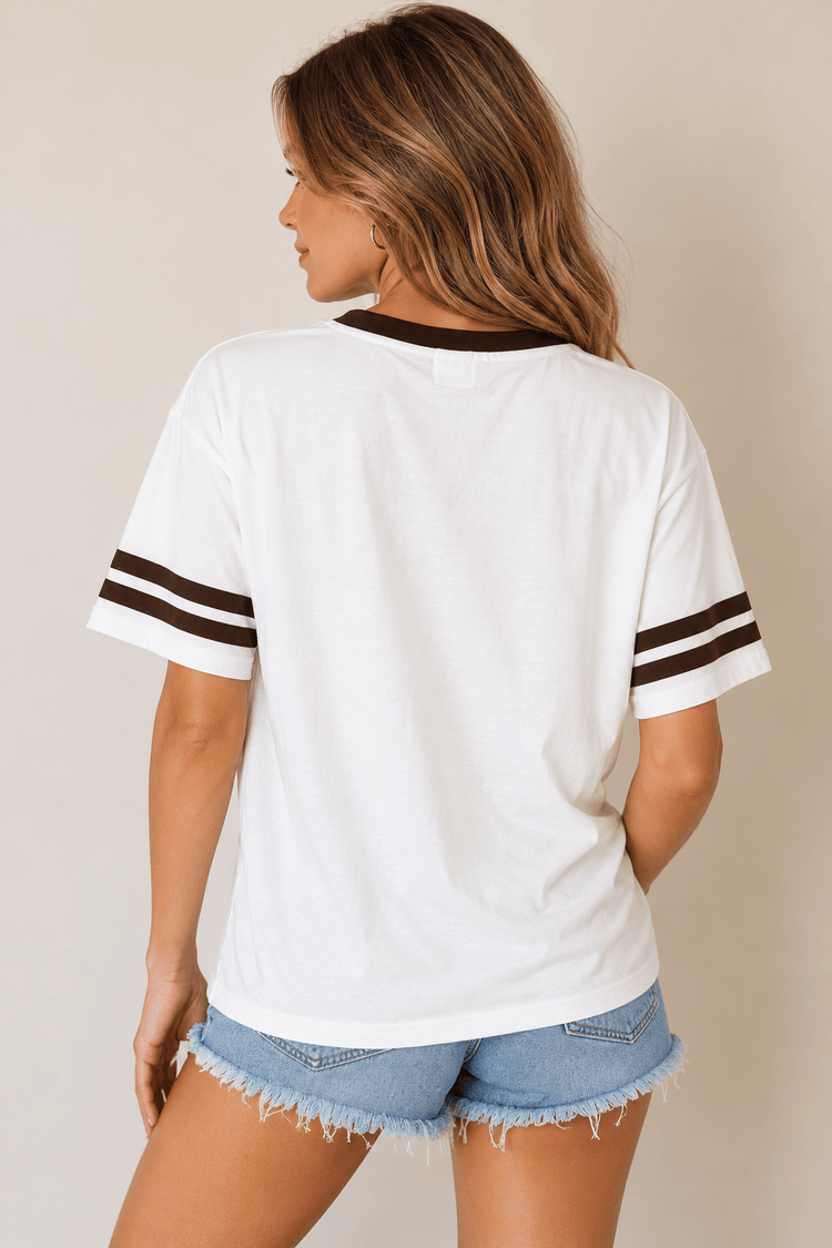 By Frankie Shirts & Tops By Frankie Mermaid Mother Tee - White
