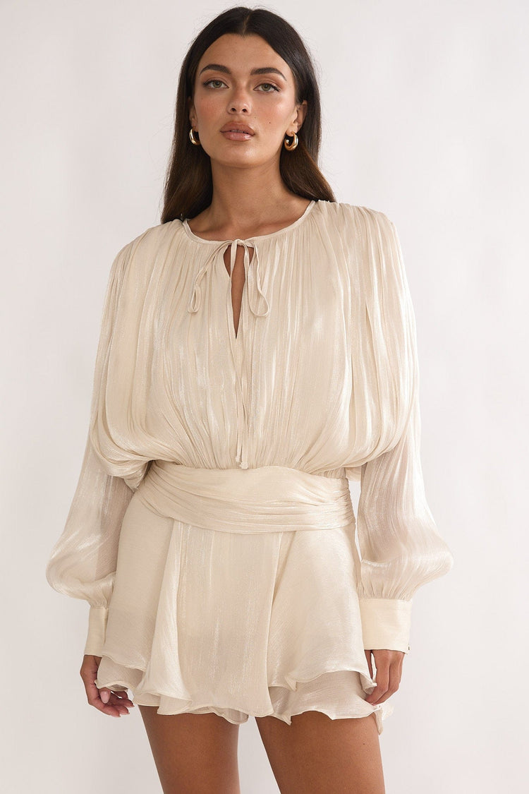 Here Comes The Sun romper Camilla Mini - Oyster
