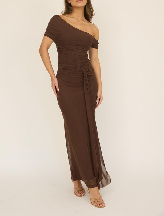 Saints & Secrets Maxi Dress Carrie Maxi - Choc