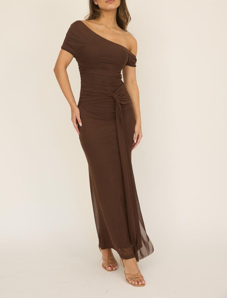 Saints & Secrets Maxi Dress Carrie Maxi - Choc