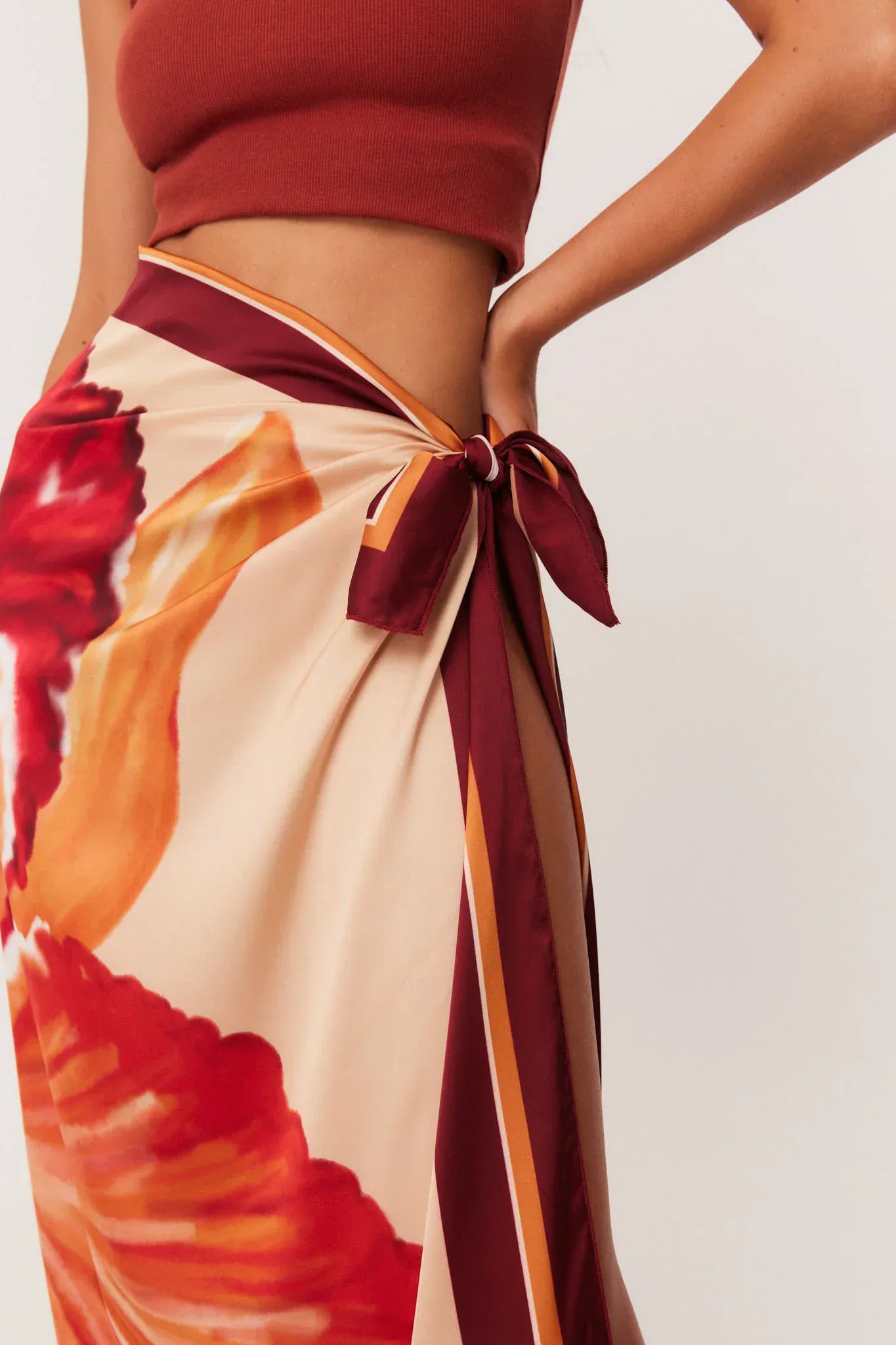 SNDYS sarong One size Cattleya Wrap