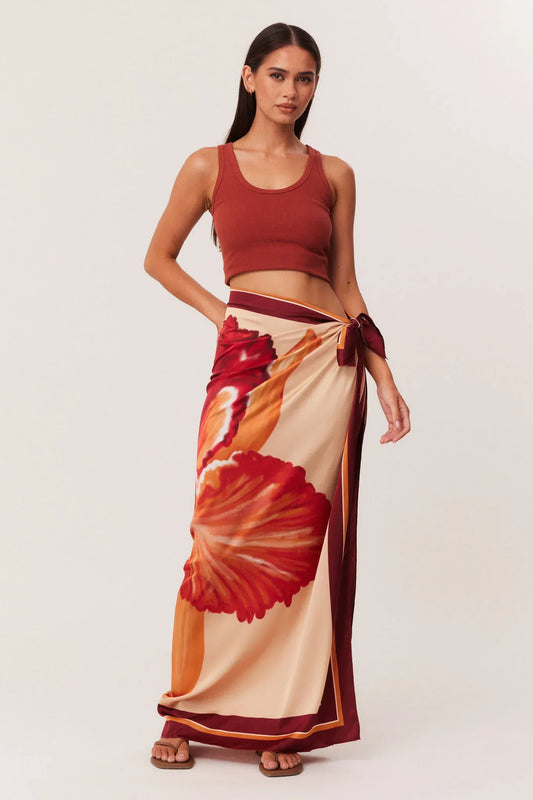 SNDYS sarong One size Cattleya Wrap