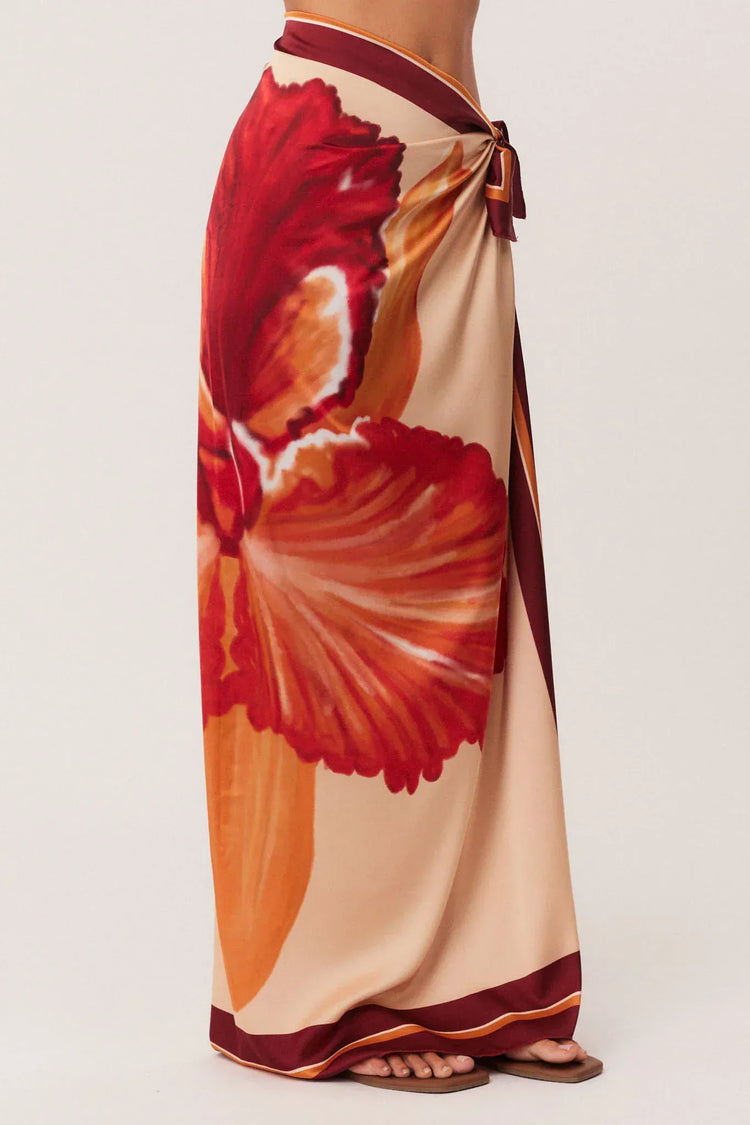 SNDYS sarong One size Cattleya Wrap