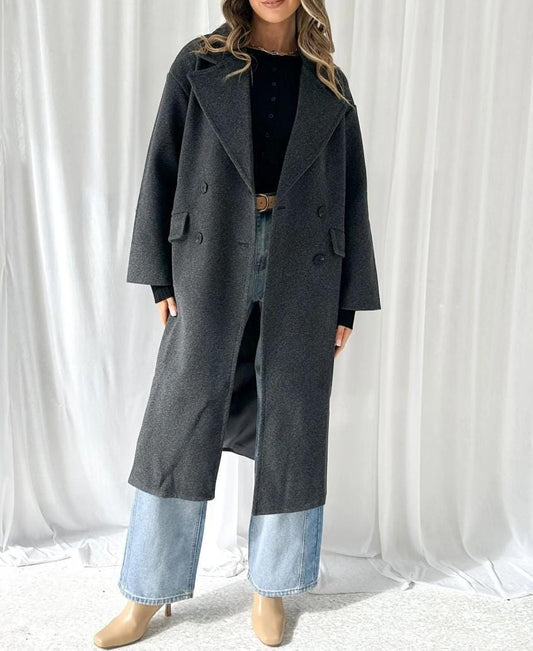 Pink Diamond JACKET Charli Coat - Slate