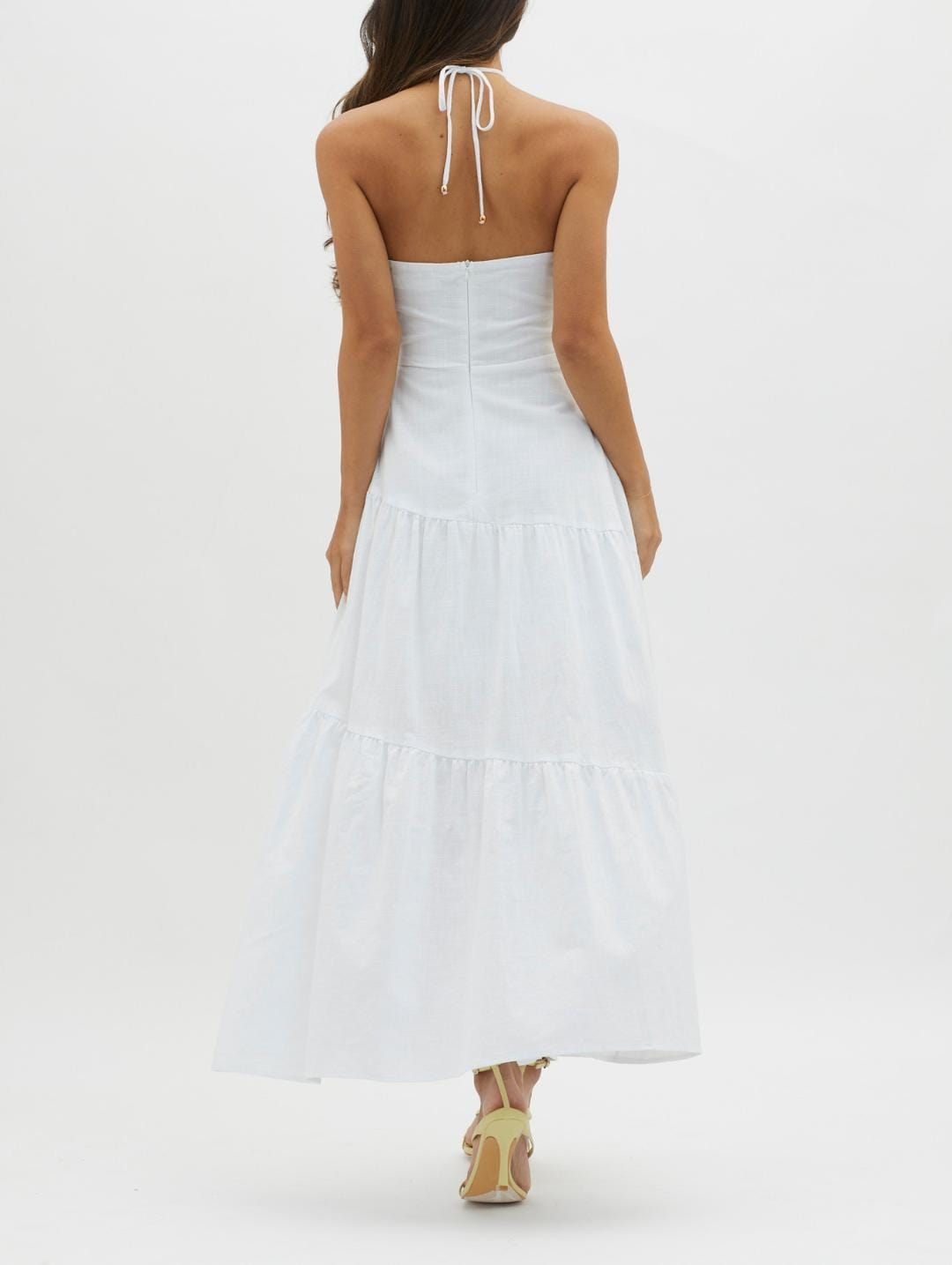 Saints & Secrets Floral Maxi Dress Charlotte Maxi Dress - White