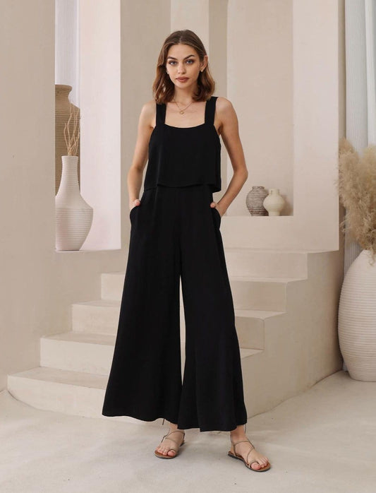 Iris Maxi jumpsuit Ciss Jumpsuit Black