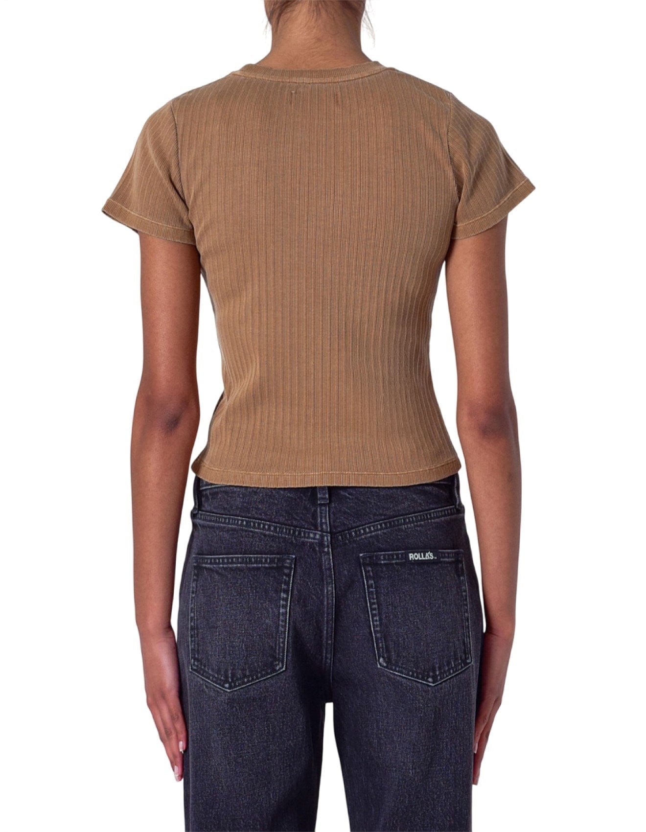 ROLLAS JEANS tee Classic Ribbed Tee - Teddy