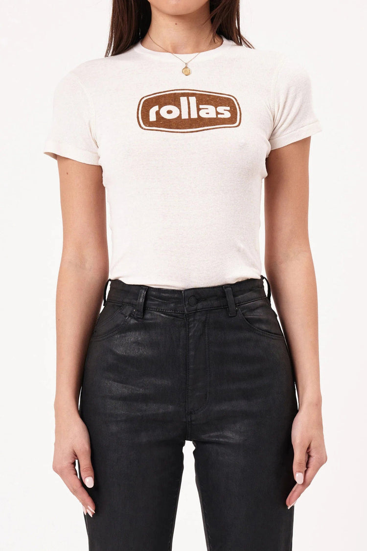 ROLLAS JEANS graphic tee Classic Tee Station - Cream