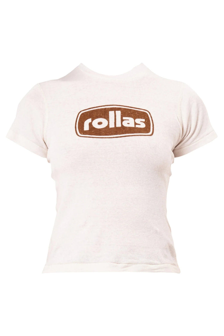 ROLLAS JEANS graphic tee Classic Tee Station - Cream