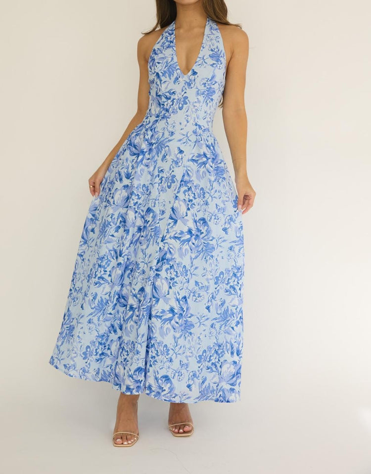 Saints & Secrets Dresses Cori Floral Maxi