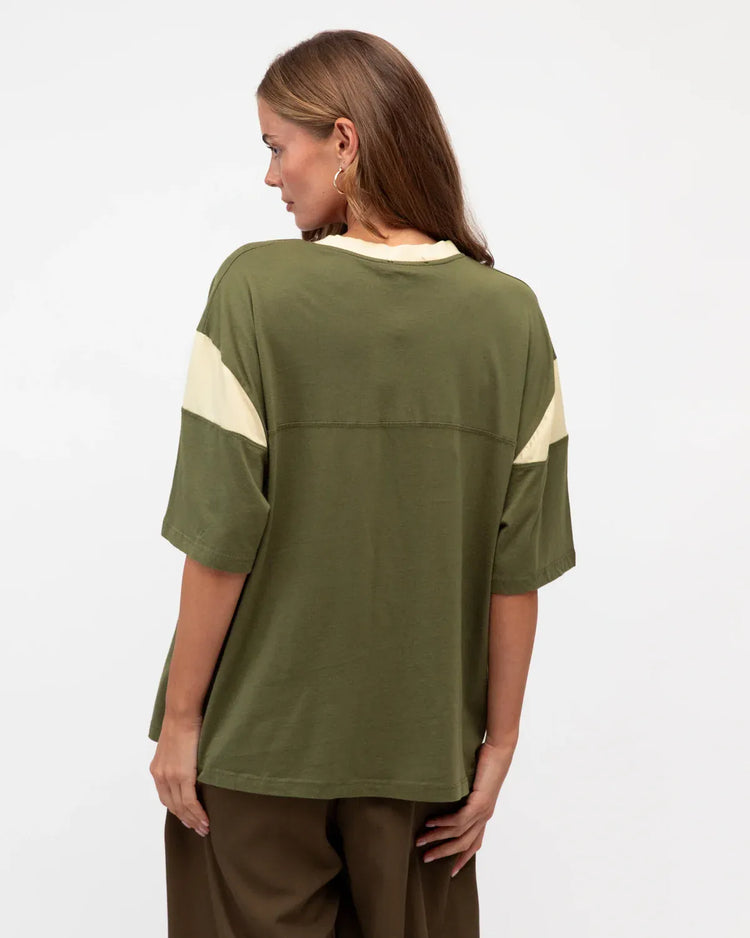 Paper Heart tee Costa Rica Tee - Khaki