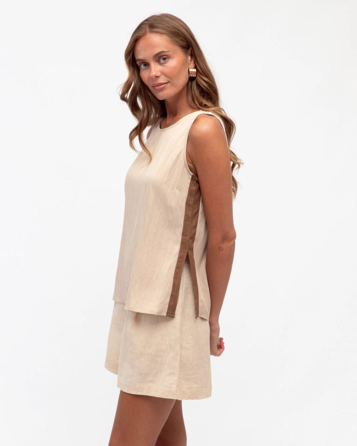 White Closet Top Cupro Top