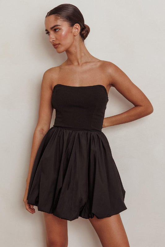 Indikah Dresses Darla Mini - BLack