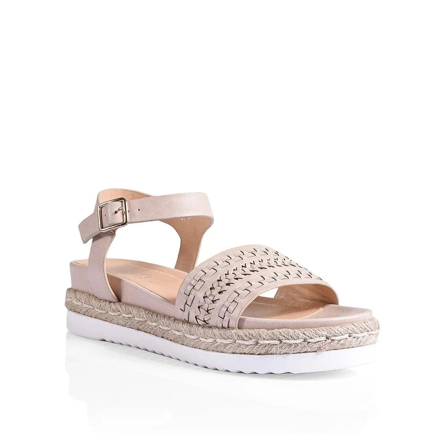 VERALI SHOES sandals Disco Footbed Sandals - Blush Softee