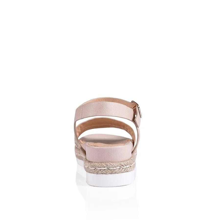VERALI SHOES sandals Disco Footbed Sandals - Blush Softee