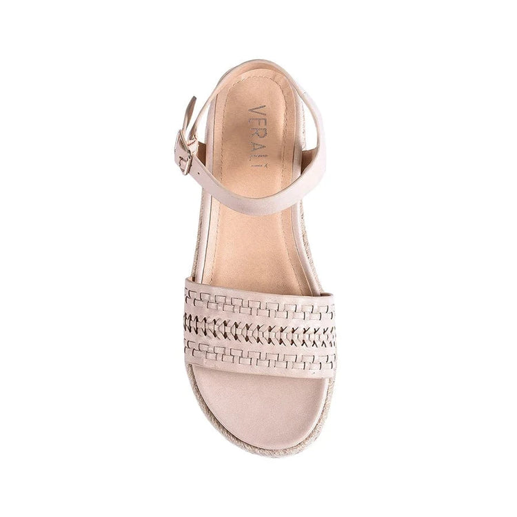 VERALI SHOES sandals Disco Footbed Sandals - Blush Softee