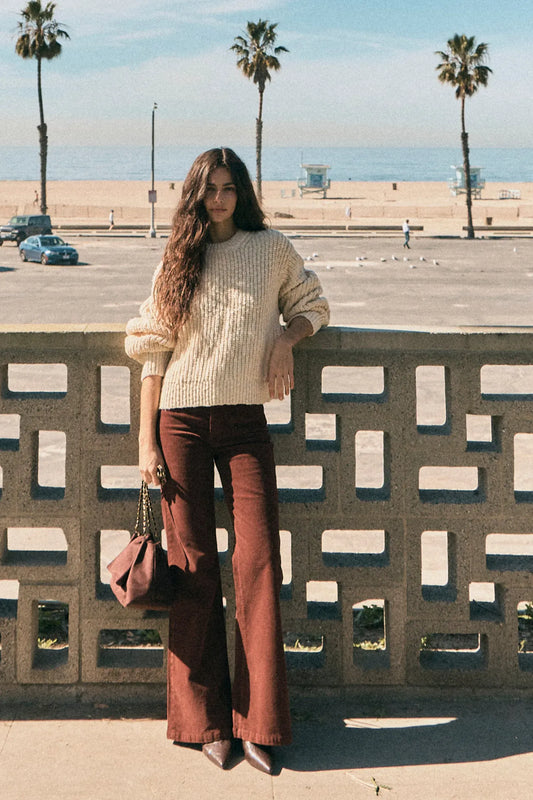 ROLLAS JEANS Flares Eastcoast Flare Jean - Cognac Cord
