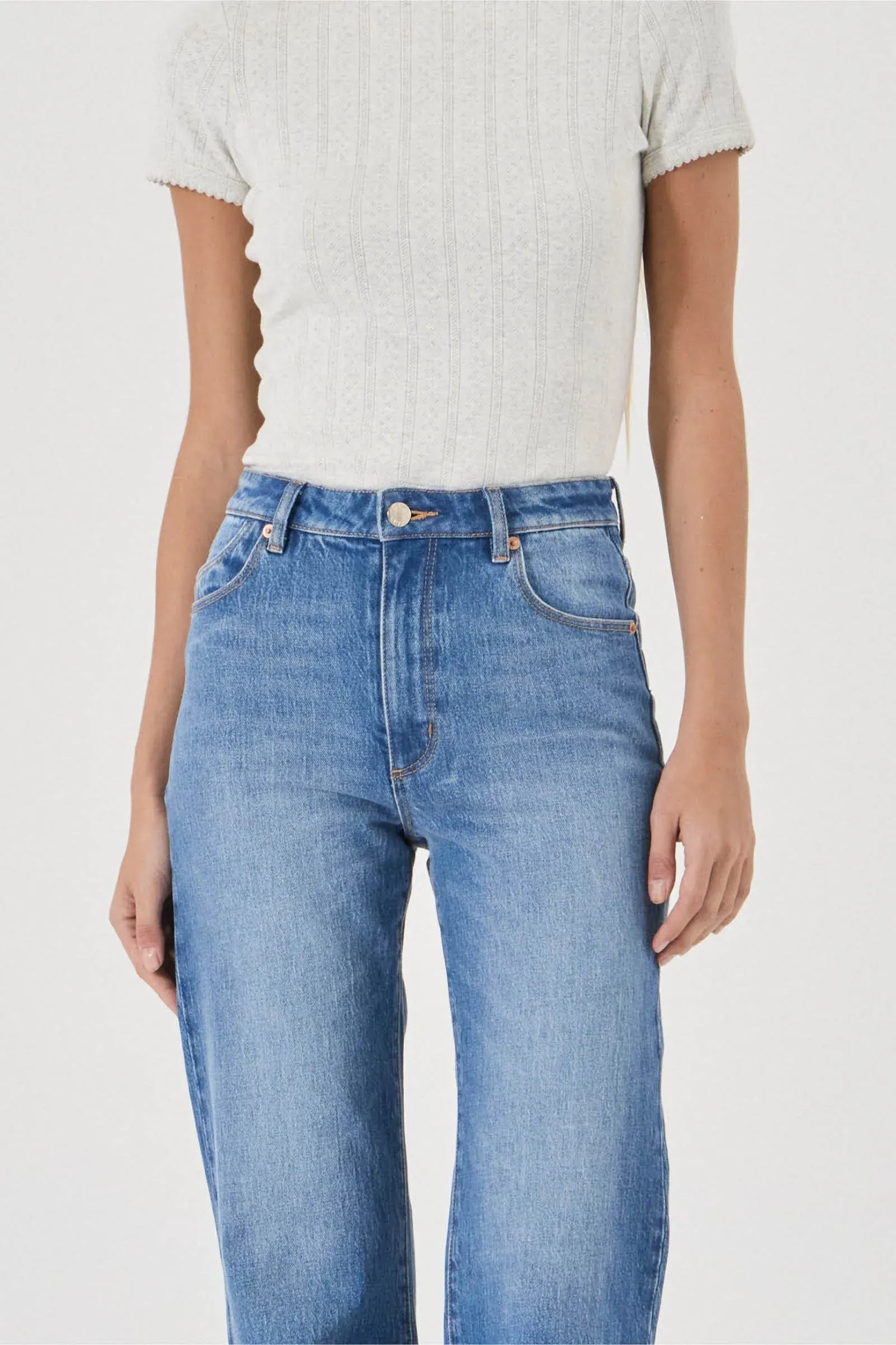 ROLLAS JEANS Flares Eastcoast Flare Jean - Silverlake