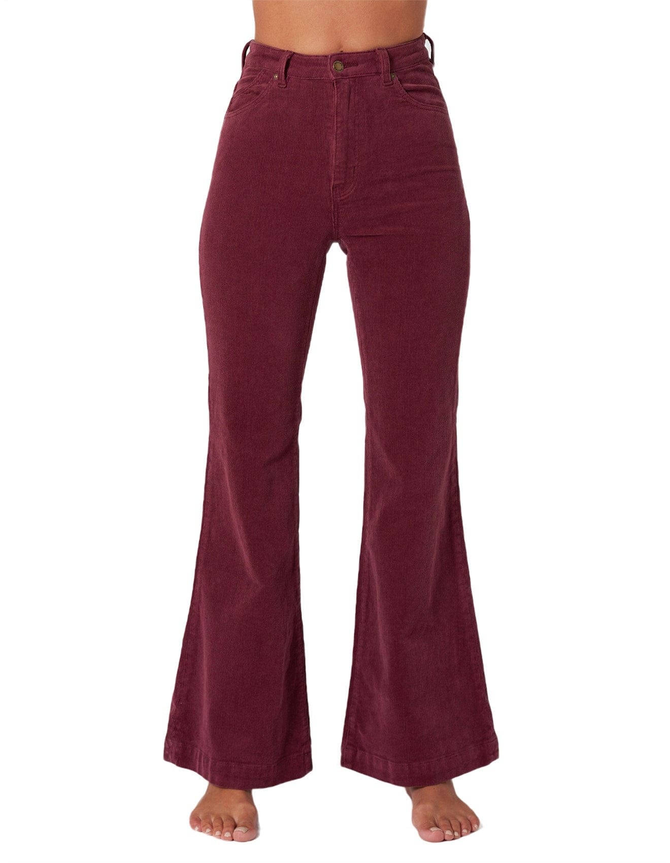 ROLLAS JEANS FLARES Eastcoast Flare Mulberry Cord