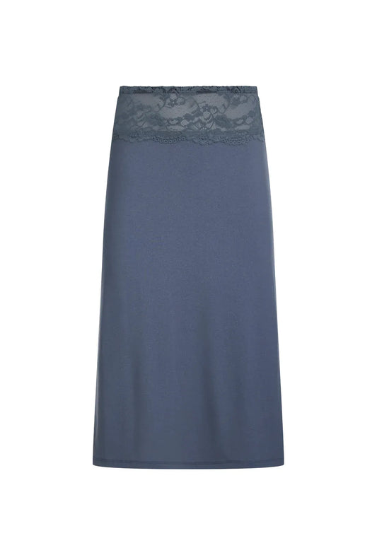Lioness SKIRT FIRST KISS MIDI SKIRT - DUSTY BLUE
