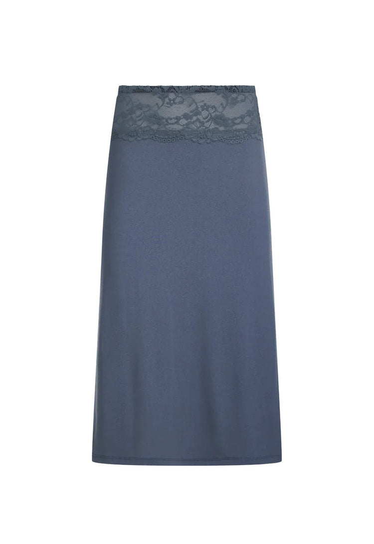 Lioness SKIRT FIRST KISS MIDI SKIRT - DUSTY BLUE