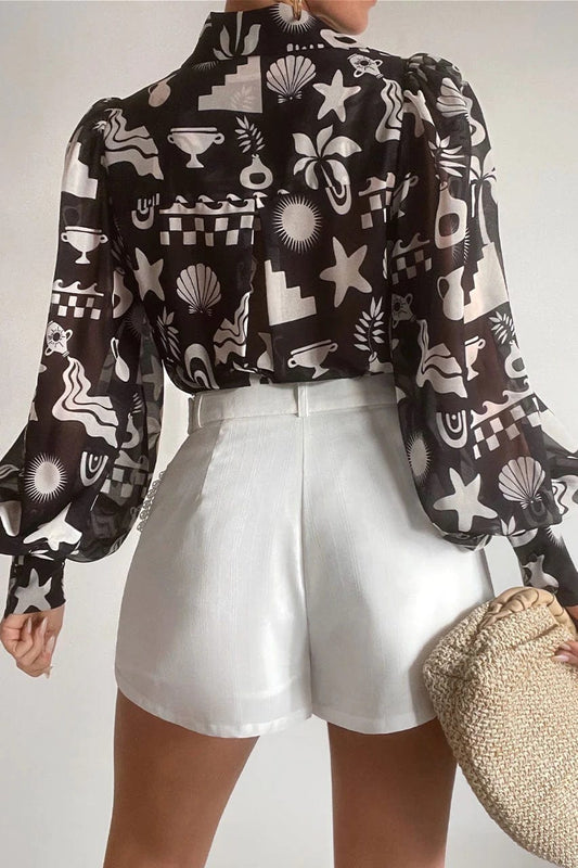 Runaway The Label blouse Fleetwood Blouse - Cove Black