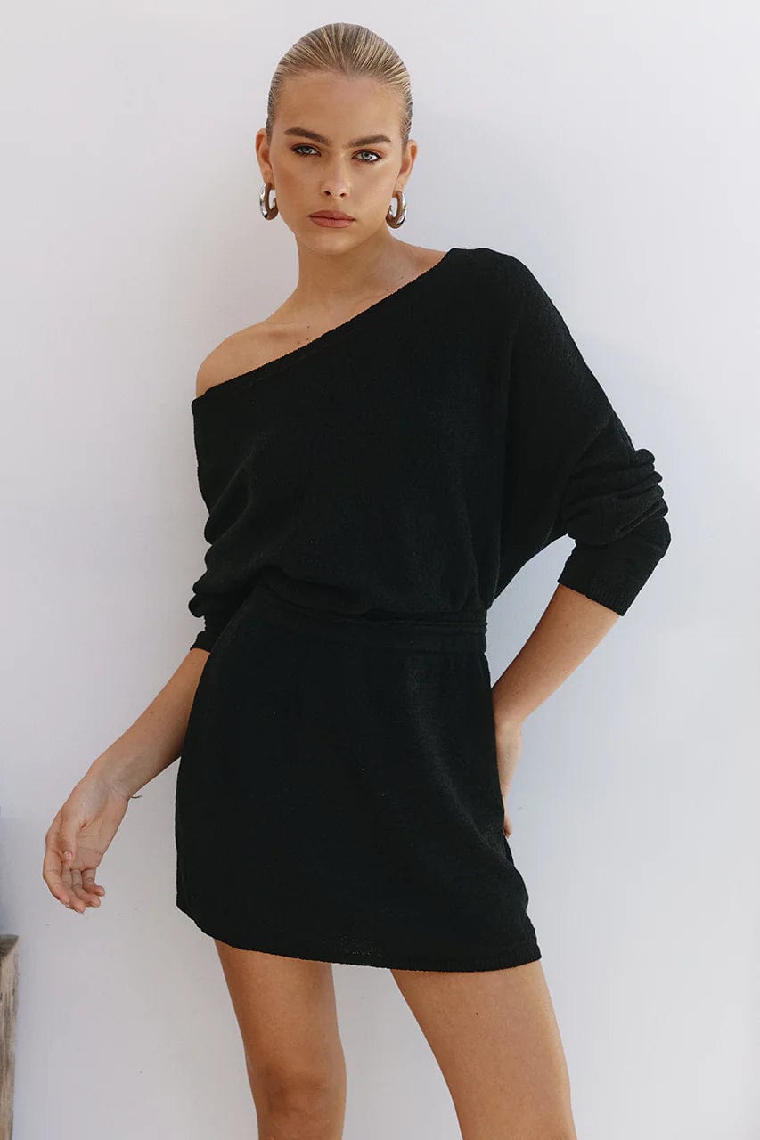 Seven Wonders knit dress Florida Mini Dress - Black